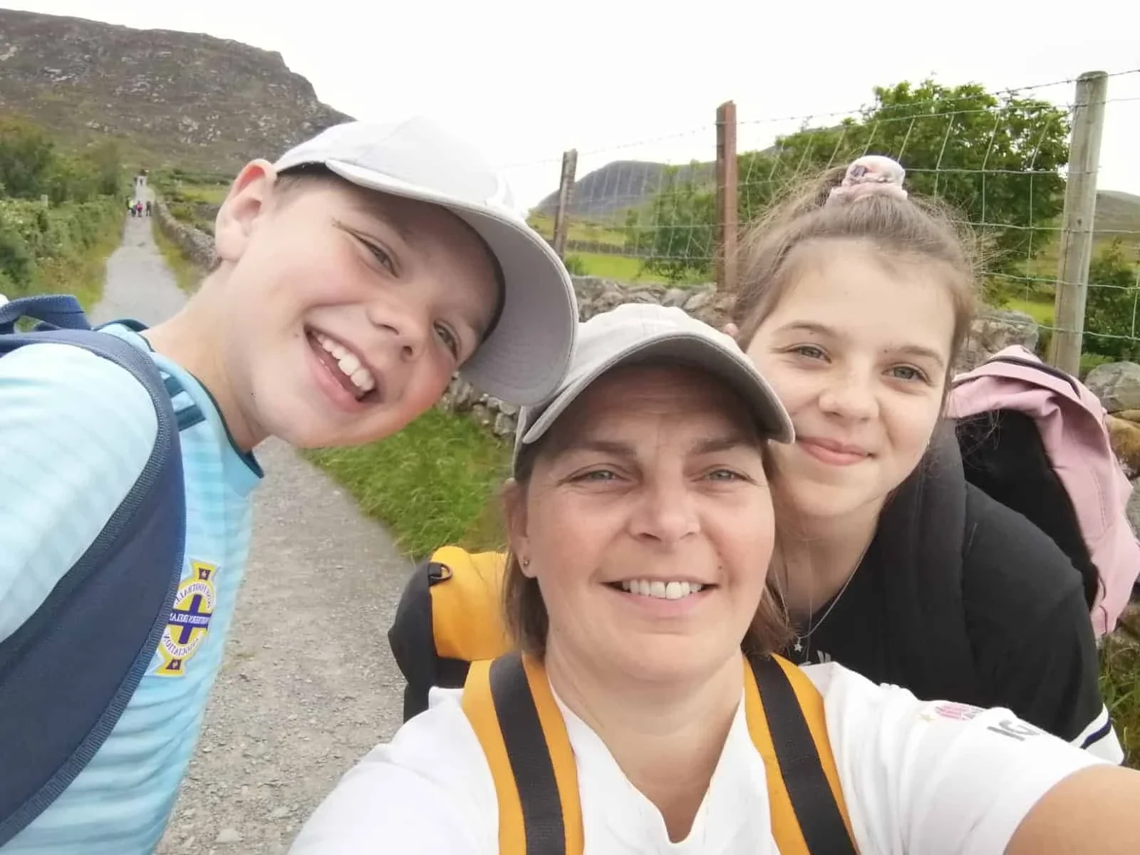 Smiling family