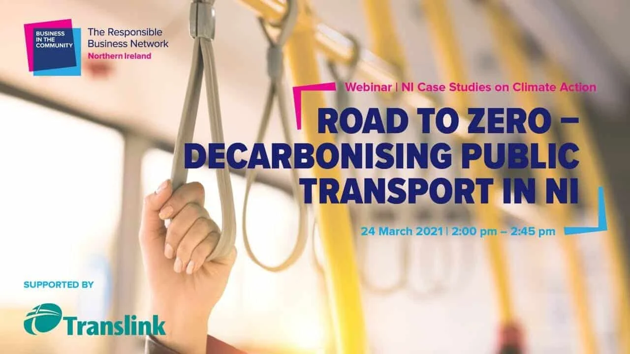 Webinar NI Case studies on climate action Translink