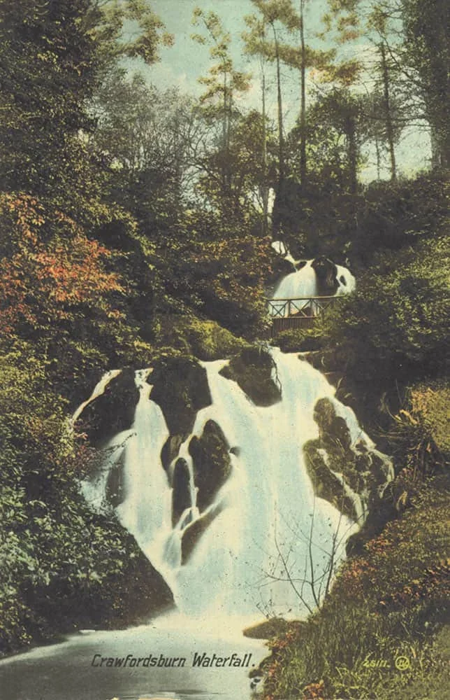 Crawfordsburn Lower Glen colour postcard
