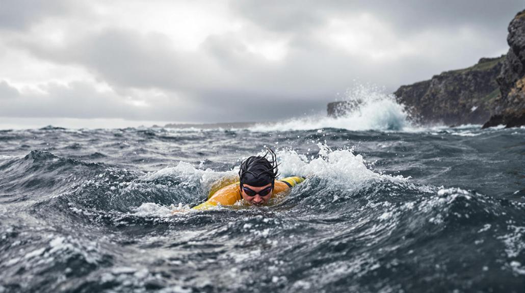 cold water swimming difficulties