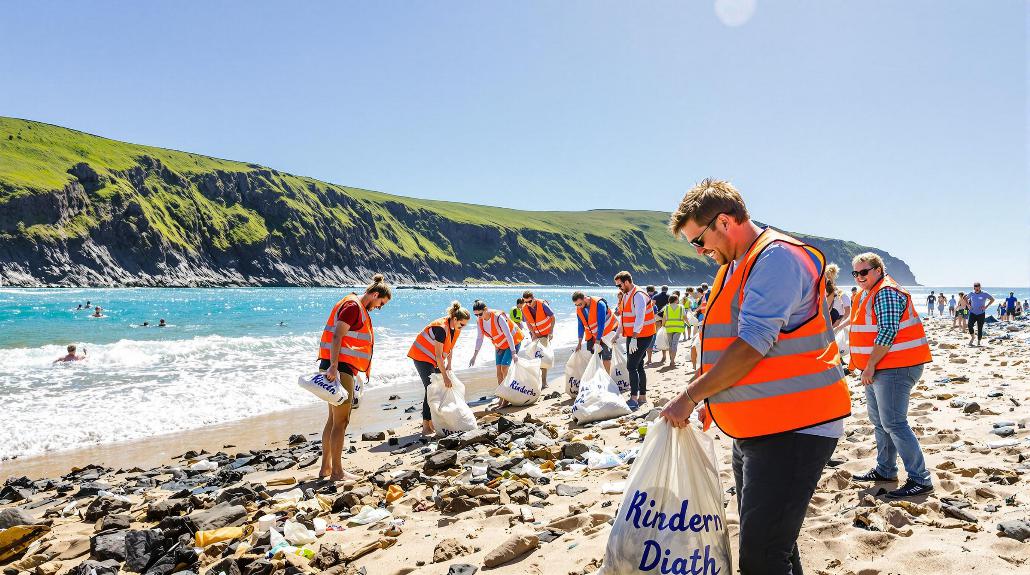 northern ireland swim clean up