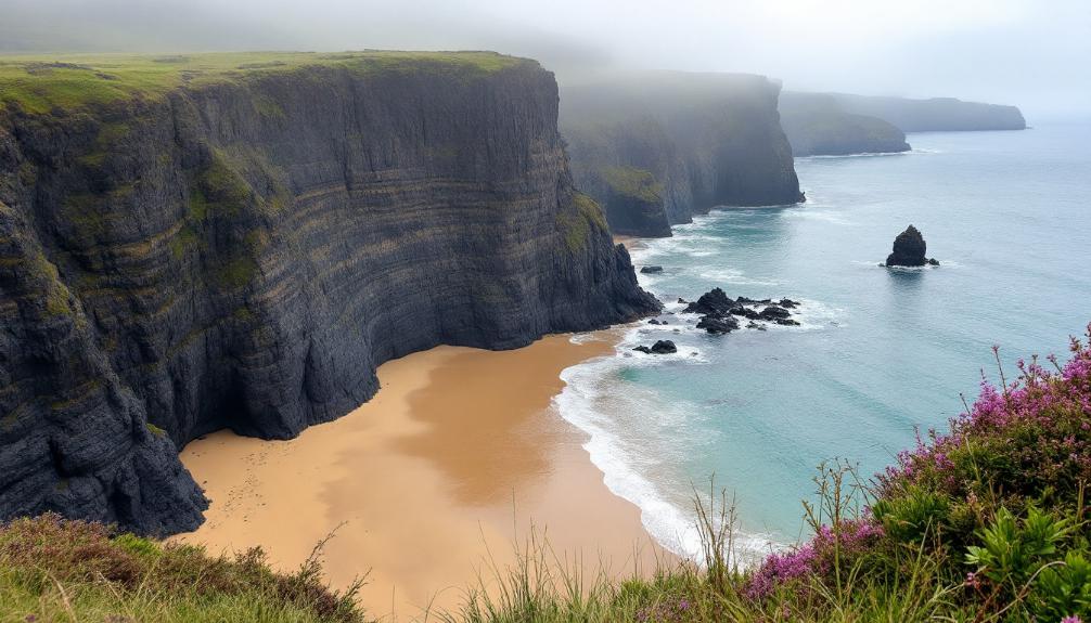 stunning coastal cliff scenery