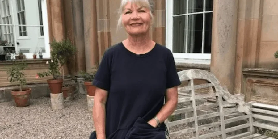 Lady Dunleath in the grounds of Ballywalter Park